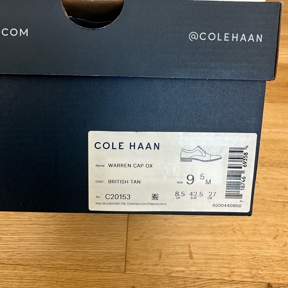 Cole Haan Mens Dress Shoe - Size 9.5 - Picture 5 of 6
